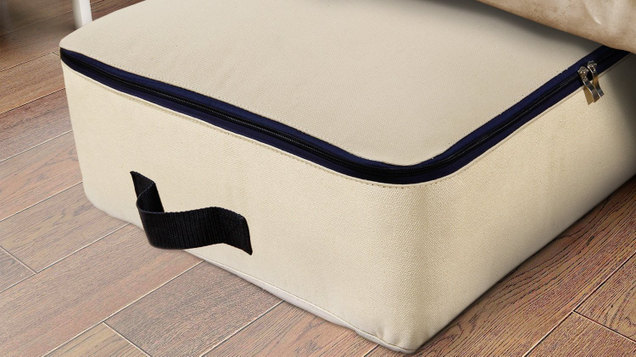 Lifewit Cotton Canvas Foldable Under Bed Storage Bags | $12 | Amazon | Use code U6GZ85FI